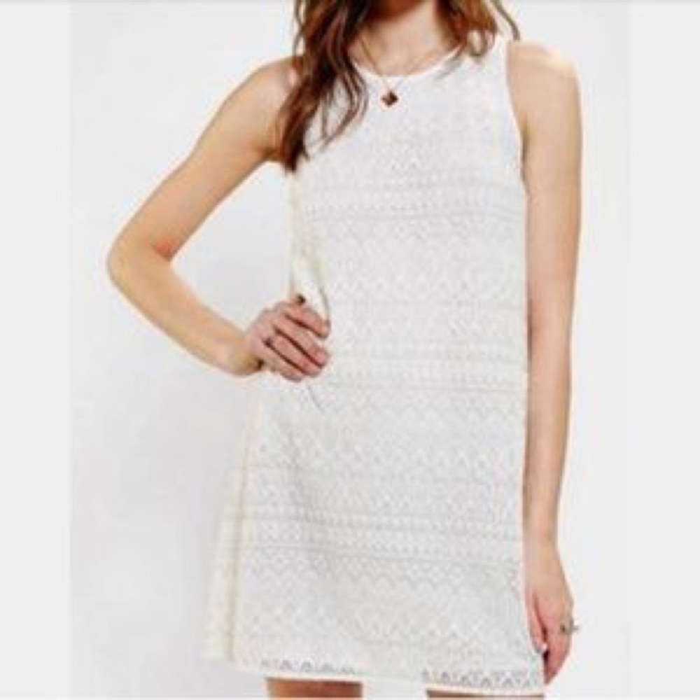 🆕 Urban outfitters white lace dress size small