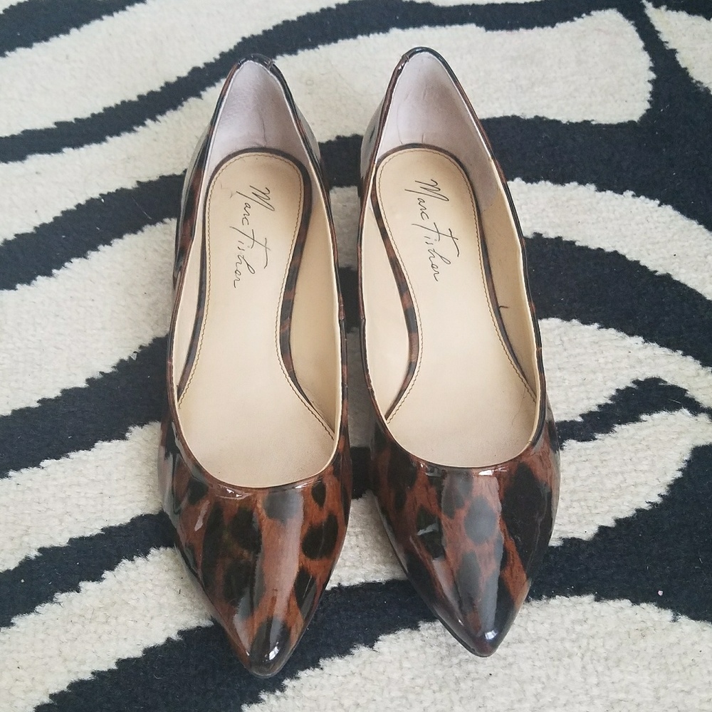 Marc Fisher Cheetah Print Flats