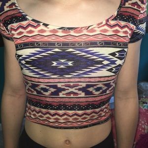 Aztec Crop top