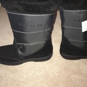 coach women's snow boots!!