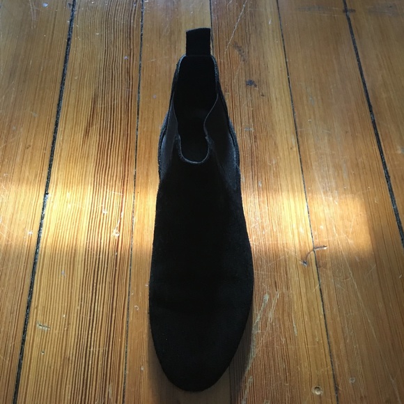 ANDRE Black Suede Ankle Booties - Picture 3 of 5