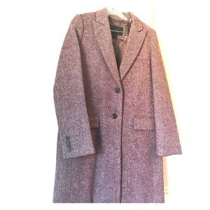 J. Crew Herringbone Walking coat