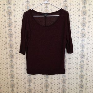 Dolman sleeve top