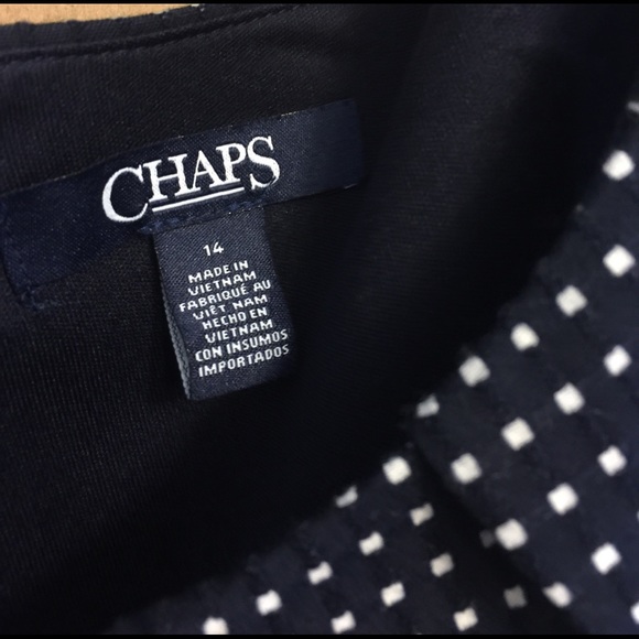 Navy polka dot dress - Picture 2 of 3