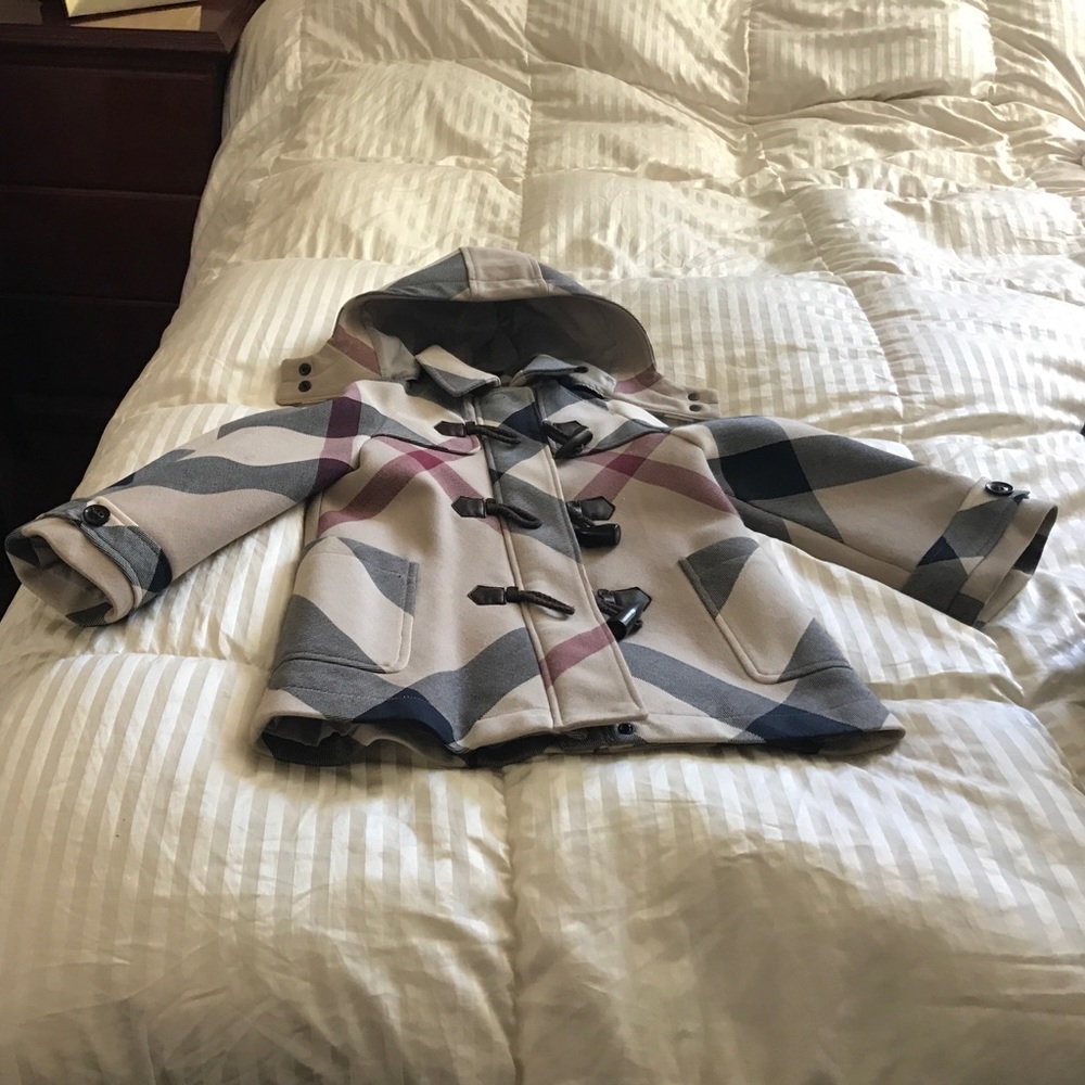 Burberry jacket with hood