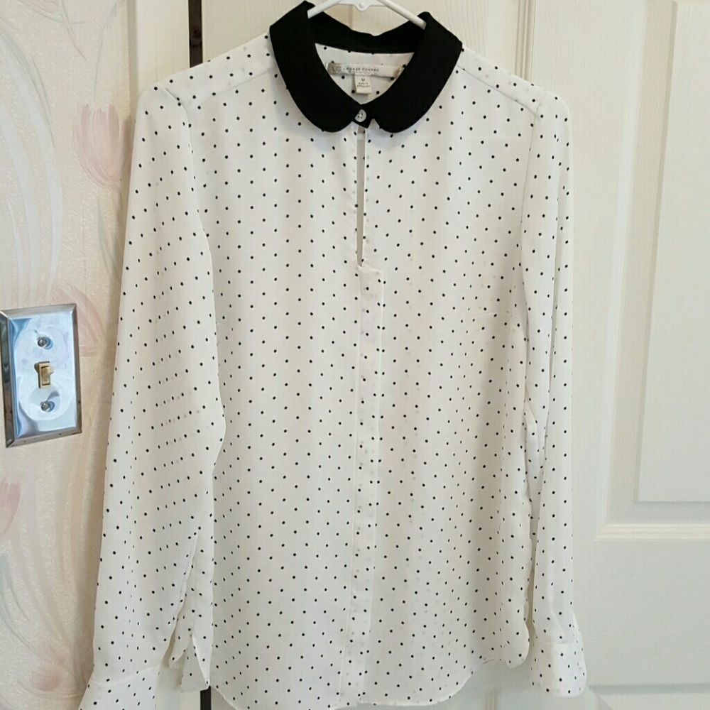 Black & White Blouse