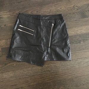 Leather skirt