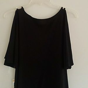 Black blouse top