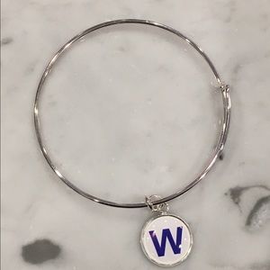 Cubs W Charm Bracelet