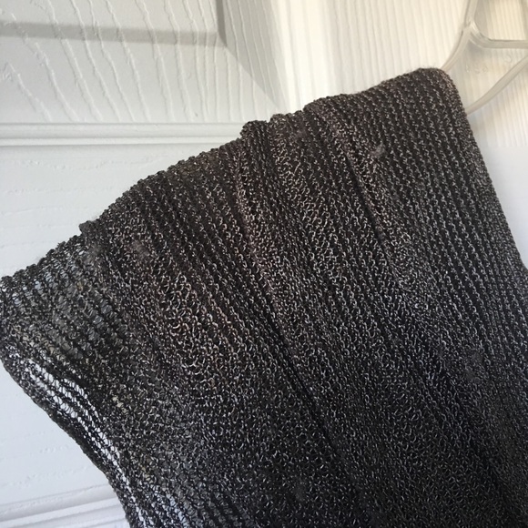 👗Max Studio XS Gun Metal Layered Ruffle Dress👡 - Picture 6 of 9