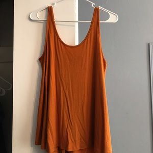 Olive green and burnt orange tank bundle