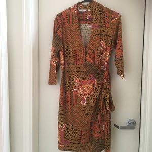Beautiful vintage wrap dress