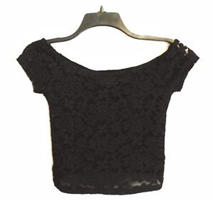 NEW EXPRESS Lace Crop Top