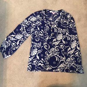 Lilly Pulitzer Silk Elsa Top