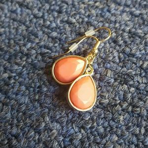 Pretty pink drop earrings