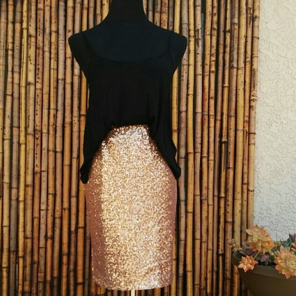 Real Haute Trends Dresses & Skirts - Sparkling Pink Sequin Skirt NWT!