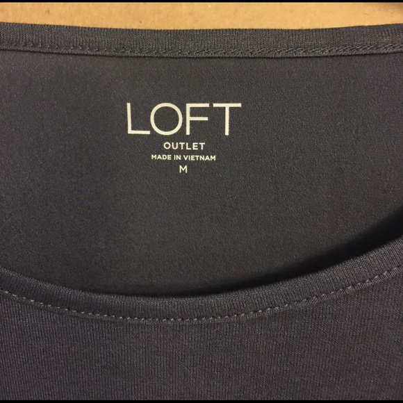 Lightweight. Steel grey. Mixed material tee - Picture 2 of 3