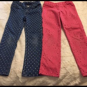 Levi's jeans and Cherokee pants. Size 5