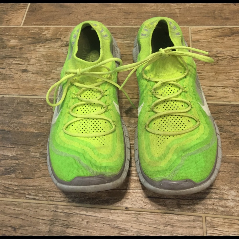 HIGHLIGHTER YELLOW NIKE FLYKNIT 5.0!