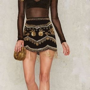 Bead'em and Weep Mini Skirt