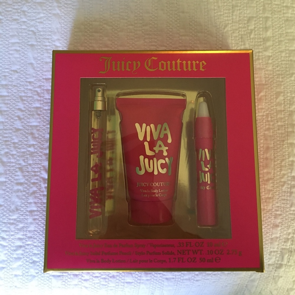 Juicy Couture perfume, lotion, & perfume stick