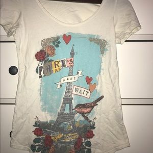Paris graphic t shirt