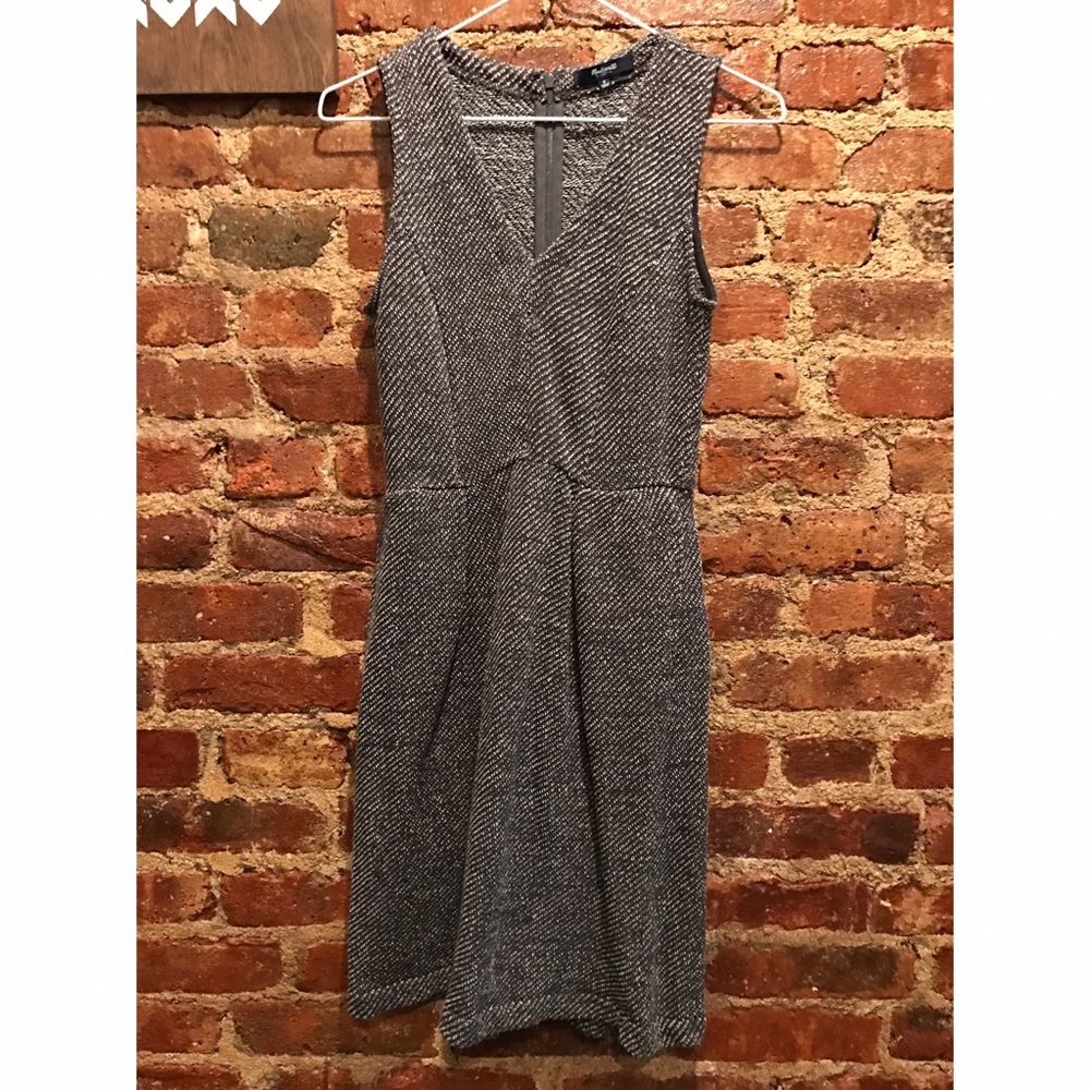 Madewell Terrace Dress with Pockets in Marled Rock