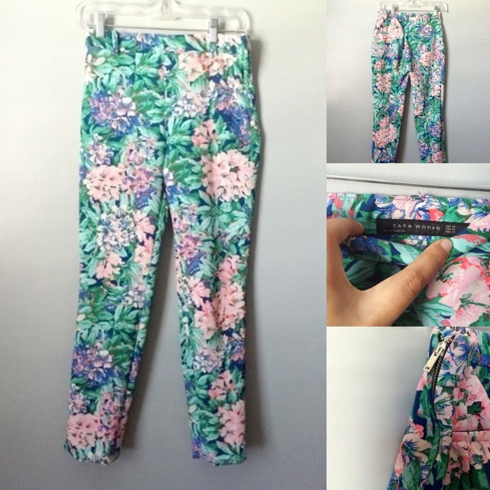 Beautiful Zara floral pants