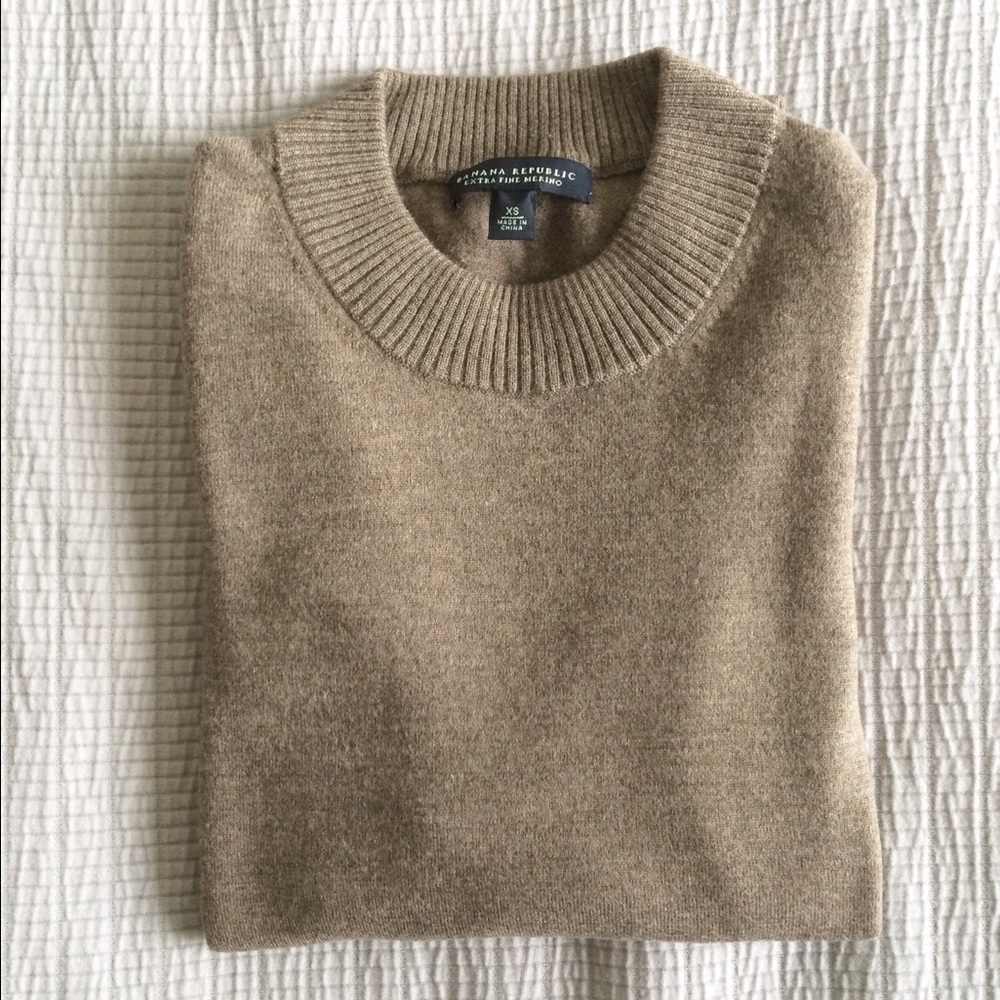 Banana Republic Extra Fine Merino Crew Sweater