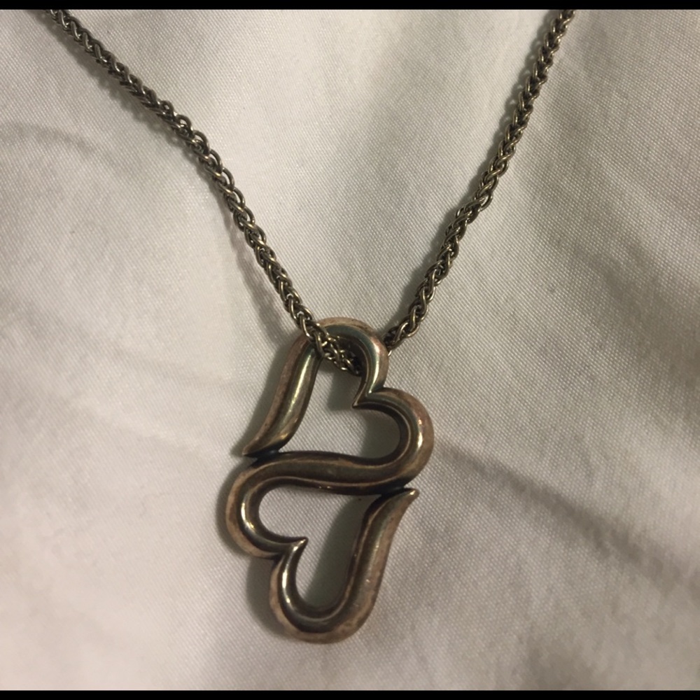 James Avery chain and double heart charm!
