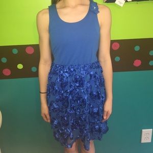 Blue dress