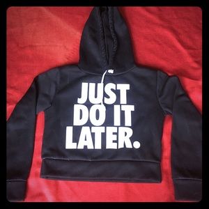 I am selling a crop top sweatshirts