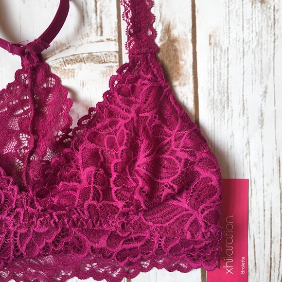 Xhilaration Other - Purple "Red Grape" Lace Racerback Bralette