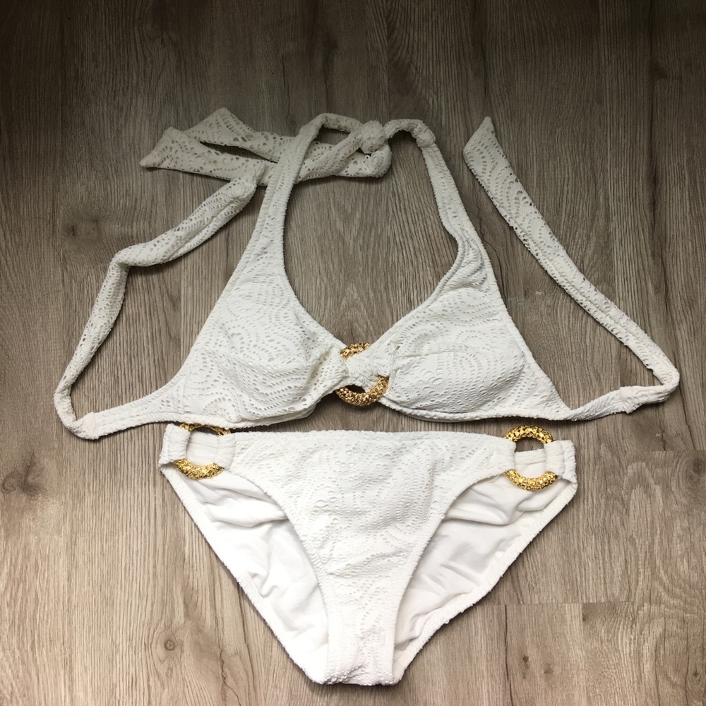 Trina Turk crochet bikini