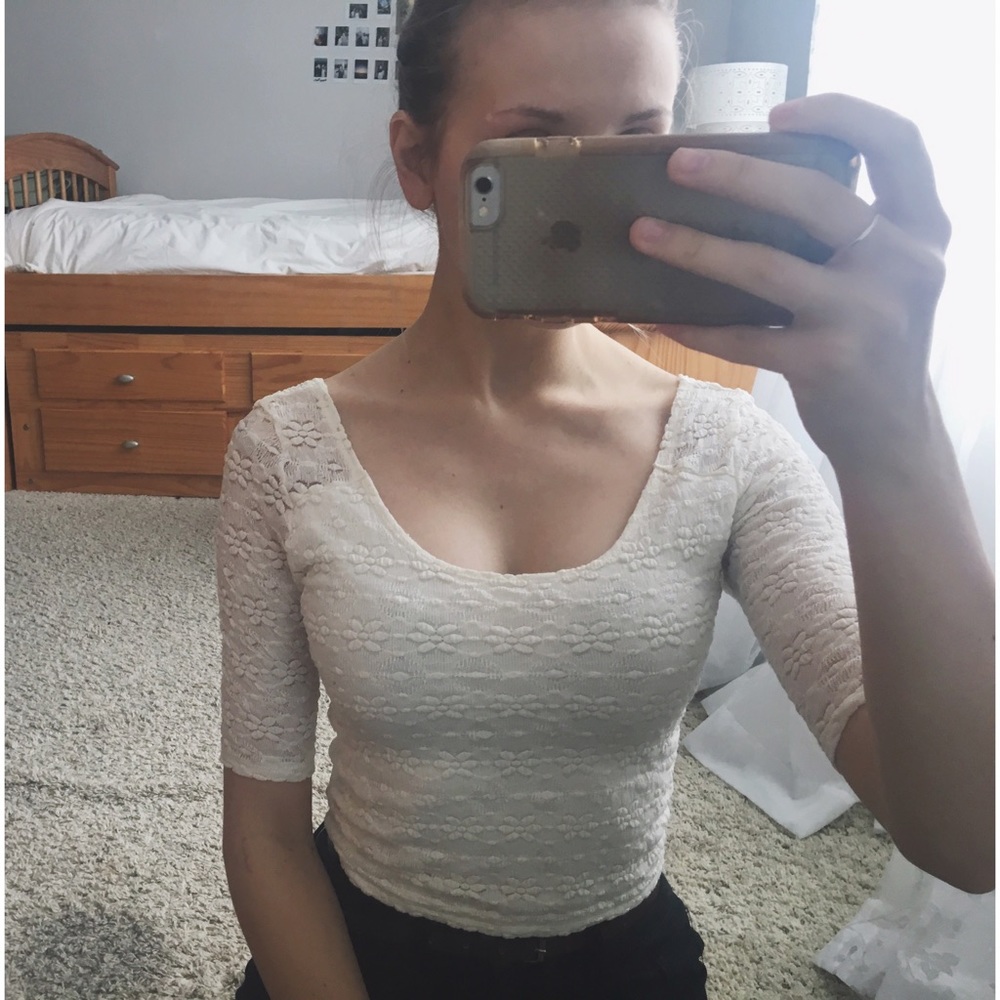 Ivory Crop Top