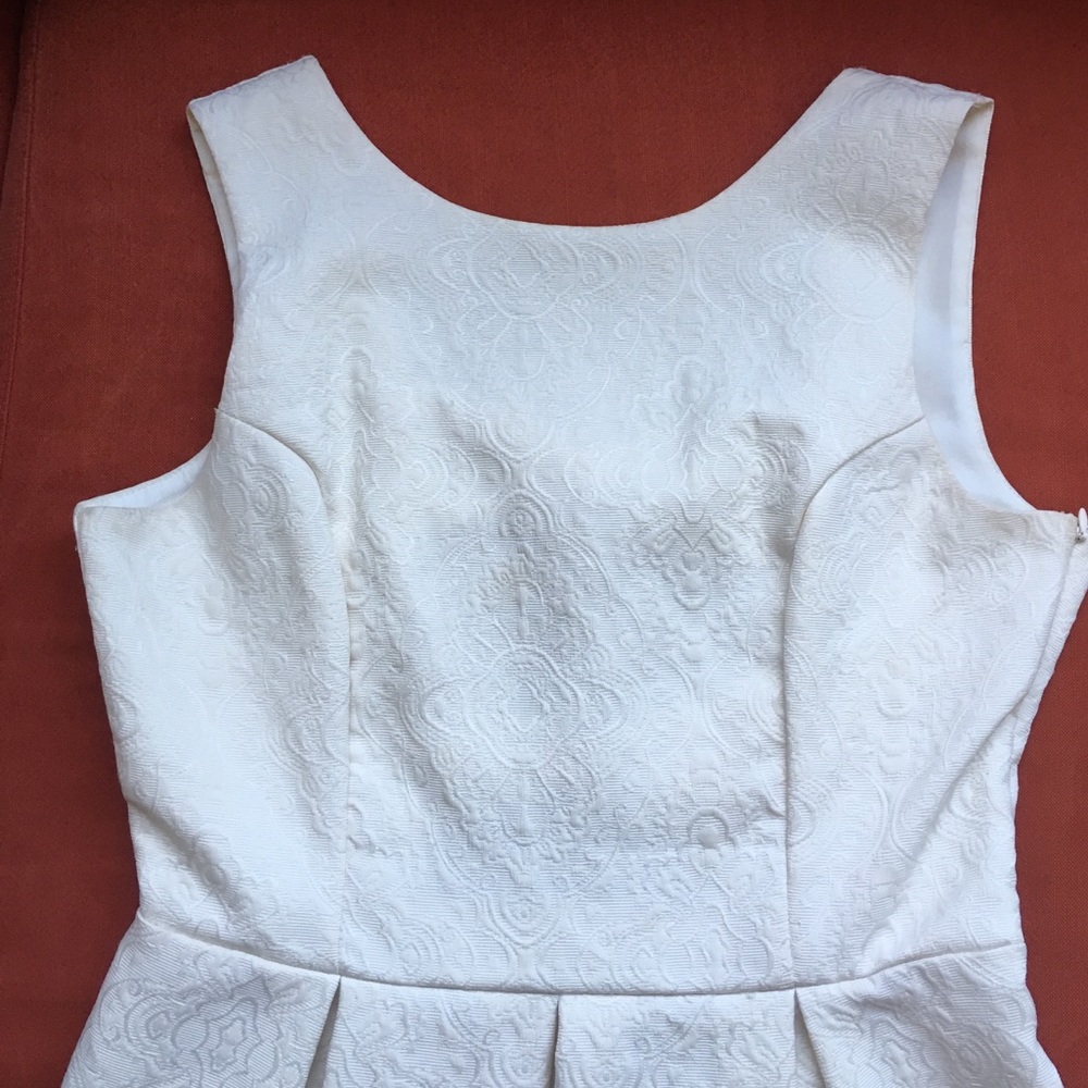 Beautiful white open back dress