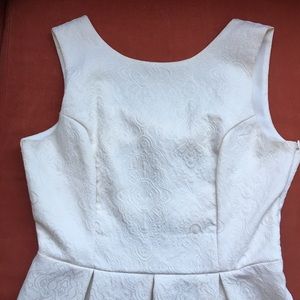 Beautiful white open back dress