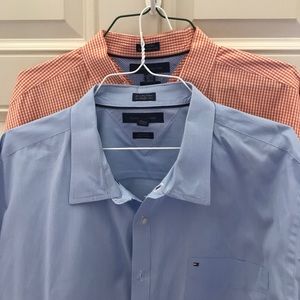 TWO Men's Tommy Hilfiger Shirt (XXL, 18 1/2 - 19)