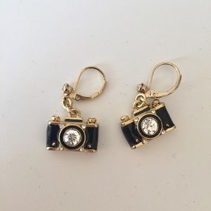 Betsey Johnson Camera Earrings