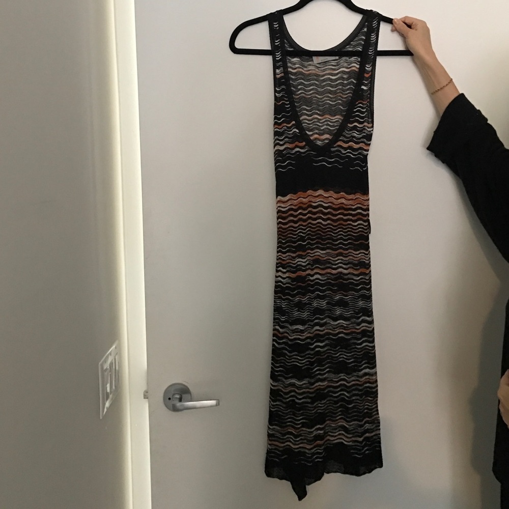 Missoni Vintage knit knee length dress, XS