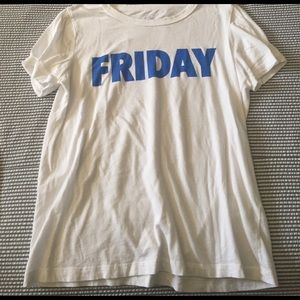 J Crew FRIDAY shirt