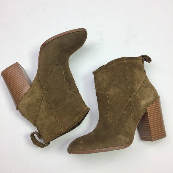 Zara Shoes - ZARA Suede Western Ankle Booties