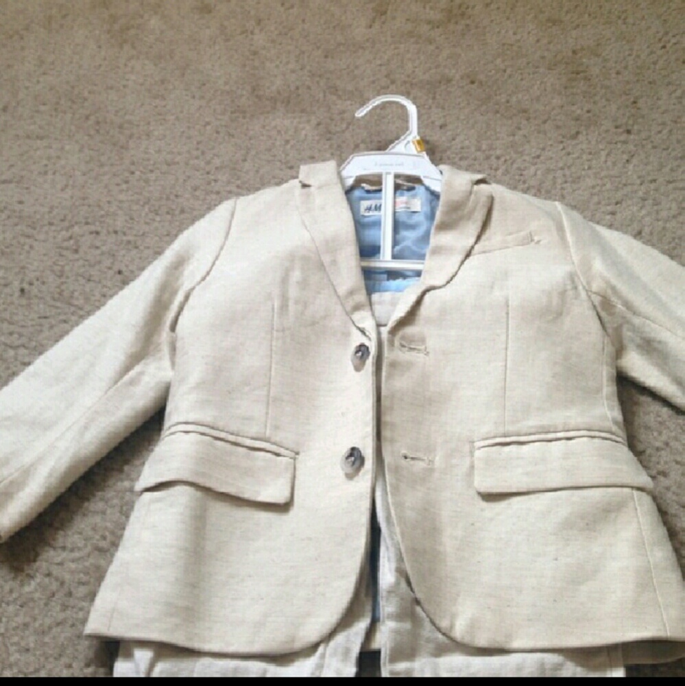 Linen boys 2pc suit