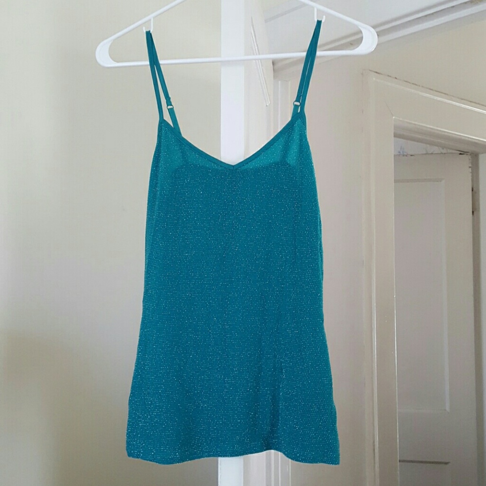 Express Embellished Sparkle Camisole Top