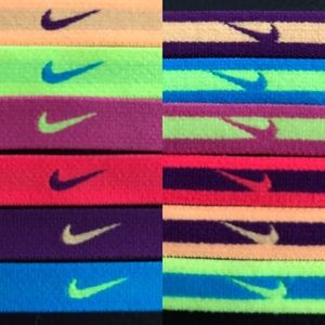 6 Reversible Nike Headbands💕