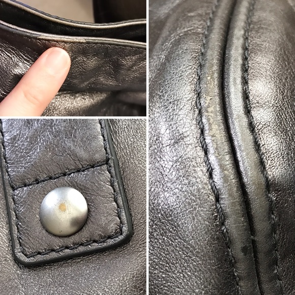 Coach Pewter Leather Zoe Hobo Bag - Picture 4 of 4