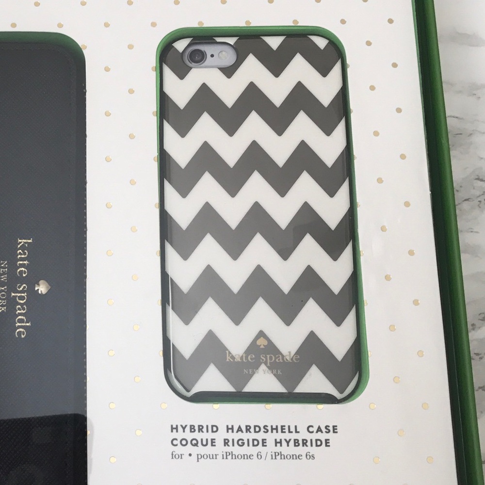 ❗️FINAL SALE❗️KATE SPADE CHEVRON IPHONE 6 6S CASE
