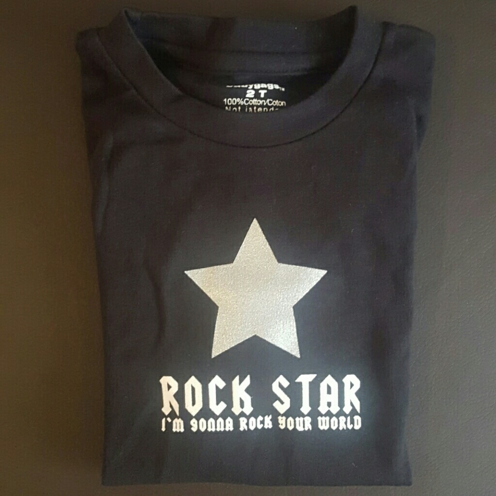NEW WITH TAGS!!! Rockstar SS Black Tee!