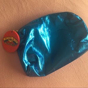 Wonder Woman Blue MAC makeup bag