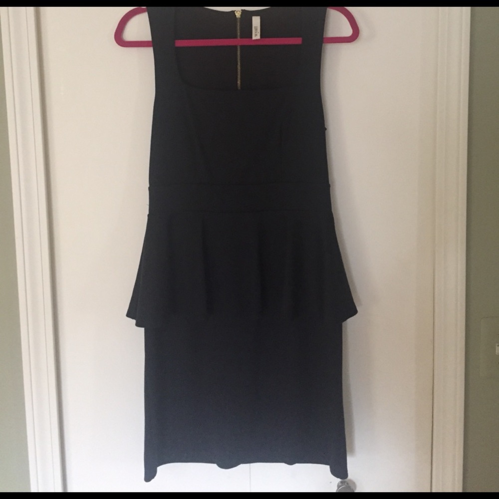 Black Peplum dress